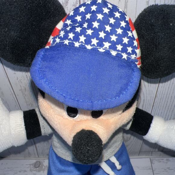 Disney Parks Mickey Mouse American Adventure World Showcase Plush - Picture 7 of 8